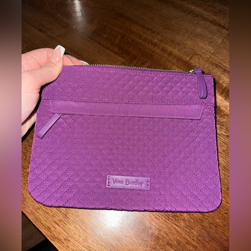 Vera Bradley Purple Quilted Pouch